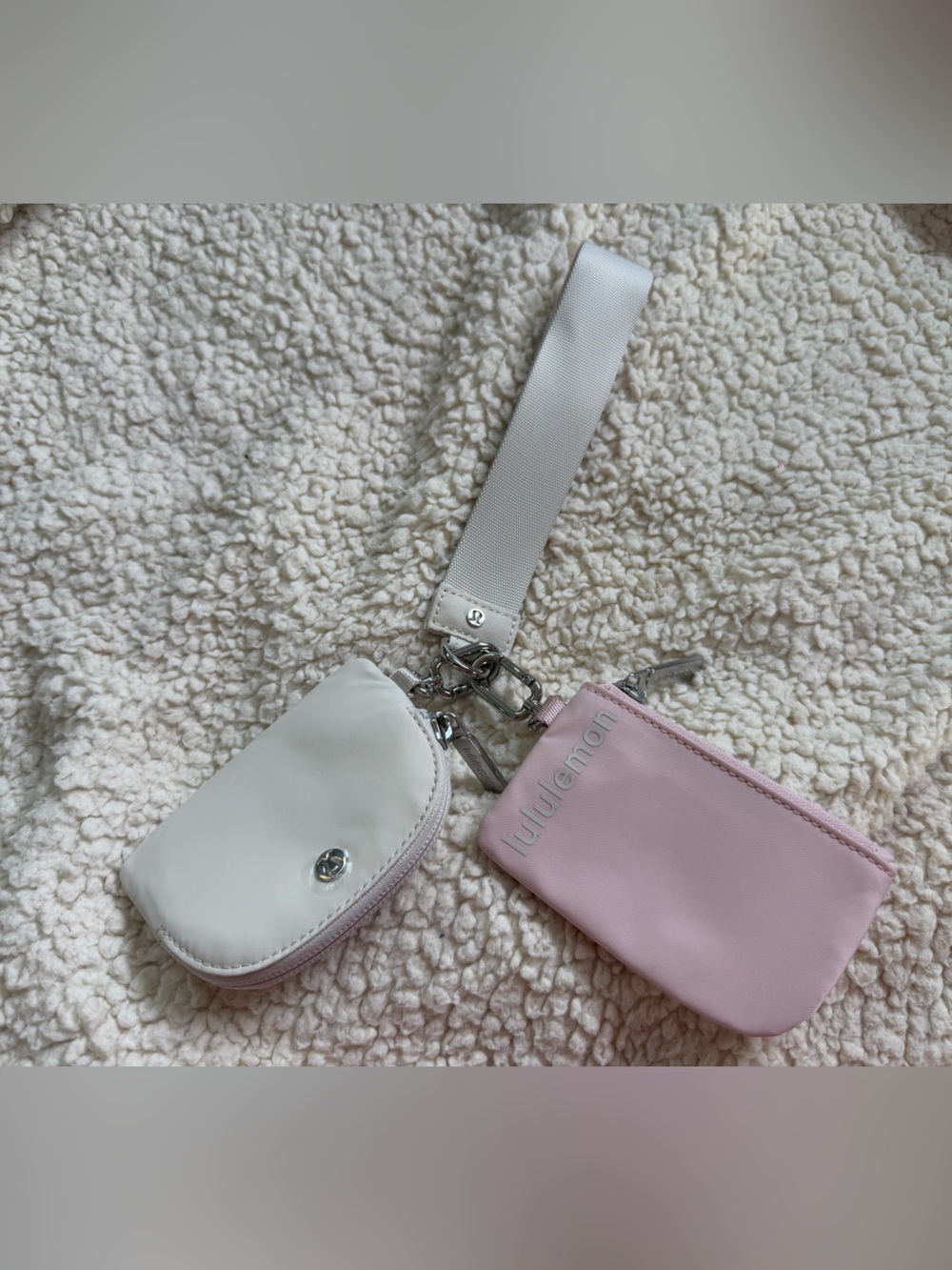 lululemon athletica dual pouch wristlet